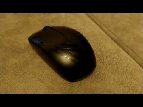 Беспроводная мышка Defender Datum MM-035 - пробное включение, тест звука кнопок