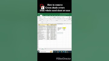 Make Values Calculable | How to remove green shade error | Excel tips & tricks | by Value Learnings