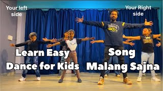 Easy Dance steps  Choreography on malang sajna song