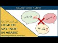 Negation of nominal sentences  arabic grammar