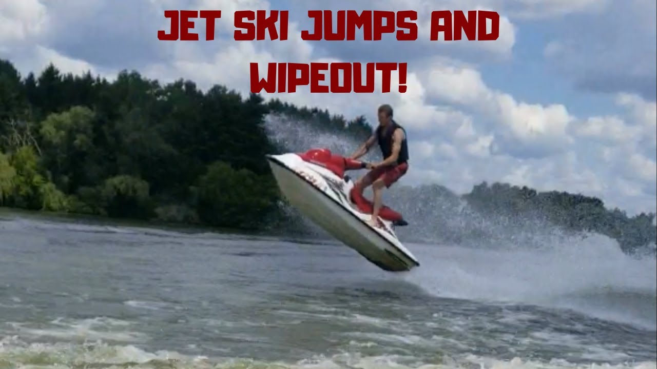 SEADOO JET SKI JUMPS AND WIPEOUT YouTube