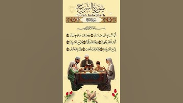Surah Al-Sharh (سورة الشرح) Al-Inshirah | Comfort After Hardship | #surahshura #yt #viral #quran
