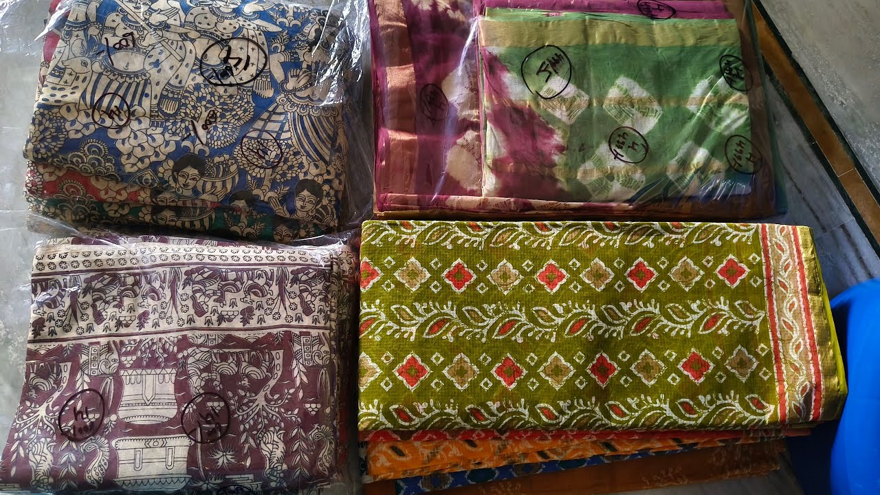 4 PM Live | Latest Cotton & Mixed Sarees Collection | Budget Friendly Designs | Manjusri Collection