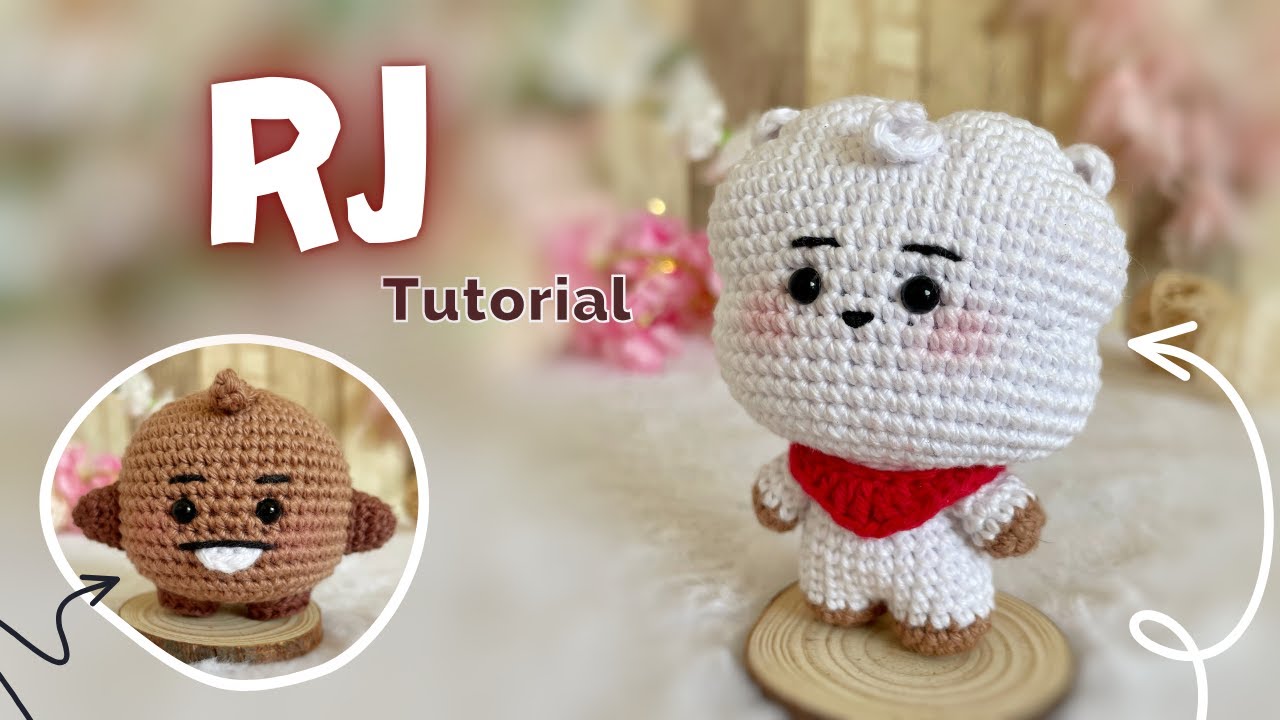 Tutorial: Cómo tejer un adorable amigurumi de RJ de los BT21