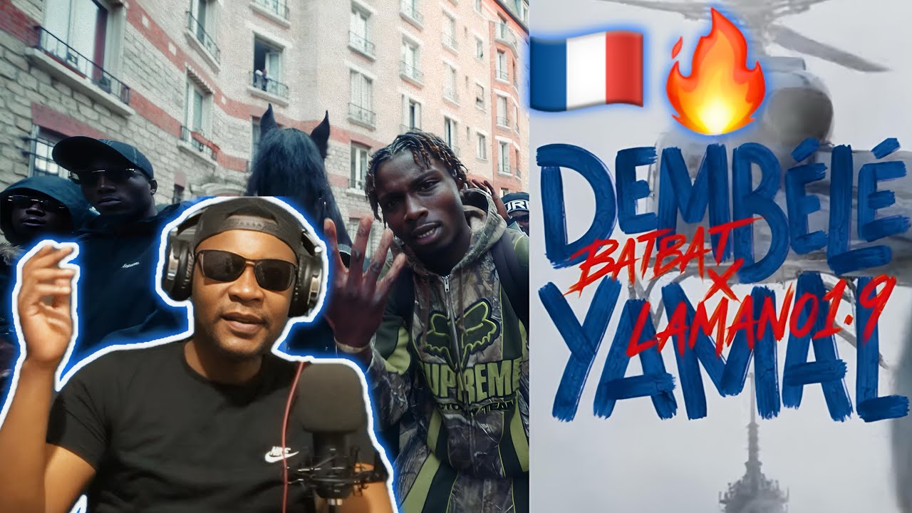 FRENCH RAP REACTION 🇫🇷| BATBAT FT LA MANO 1.9 - DEMBELE & YAMAL (CLIP ...