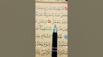 سورة الأنعام الأية 125 إلى 127 القارئ سعد الغامدي