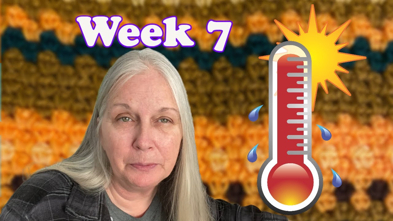 This Temperature Blanket is Getting Interesting! Week 7 2023 update YouTube