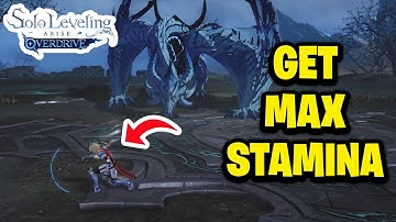 How To Get Max Stamina in Solo Leveling: ARISE OVERDRIVE - Fastest Guide