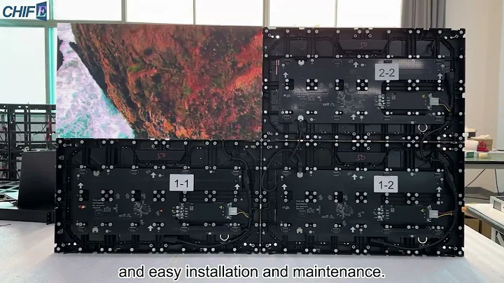 Flip-chip COB LED display screen and module installation - COB LED display factory#ledscreenfactory