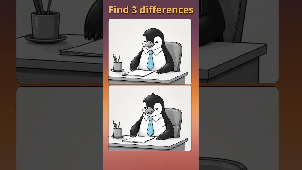 Find 3 Differences – Spot the Difference Challenge  