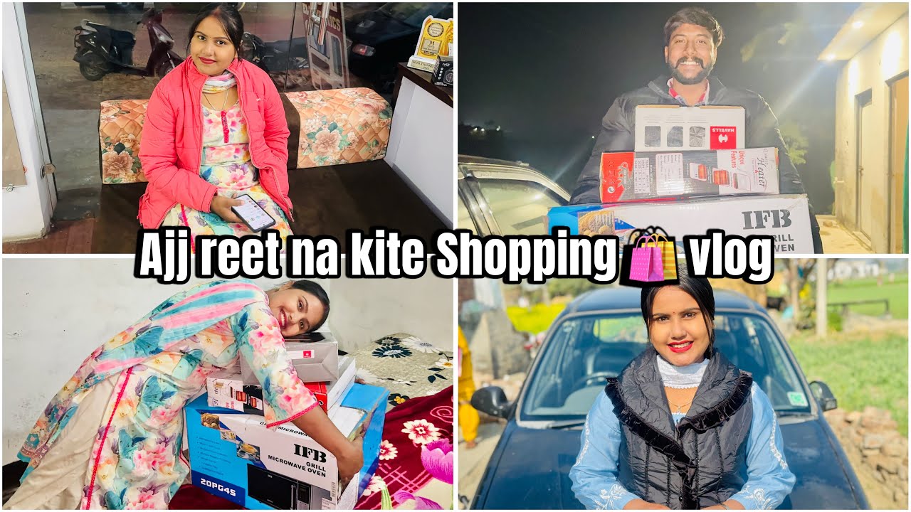 Ajj asi landa new microwave oven 😍 chk kro full vlog @Preetakashvlogs. 