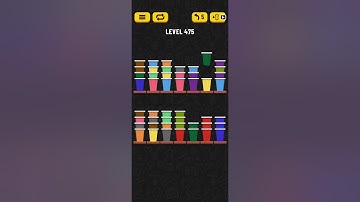 Cup Sort Puzzle Level 475 = Water Sort Puzzle Level 475 = Ball Sort Puzzle Level 475 All the same