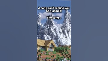 Thumbnail of WHEN THE SONG RELATES to the game #shorts #viralshorts #minecraft #nostalgia ￼￼