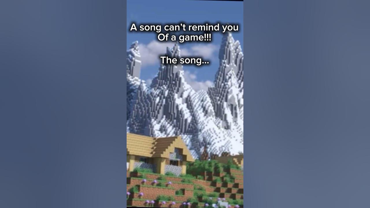 WHEN THE SONG RELATES to the game #shorts #viralshorts #minecraft #nostalgia ￼￼