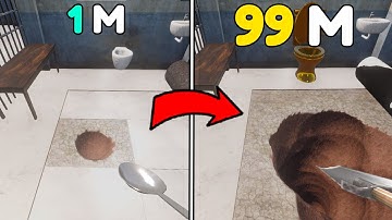 Game đào HỐ vượt ngục này rất VÔ LÝ nhưng lại SIÊU BÁNH CUỐN (Prison Escape Simulator: Dig Out)