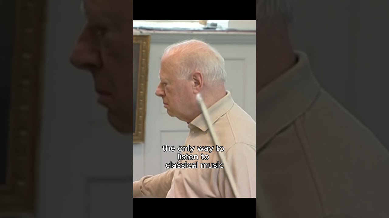 Watch Haitink shares with the students a lifetime 's experience of conducting on YouTube Watch Haitink shares with the students a lifetime 's experience of conducting on YouTube