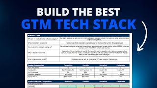 How to Evaluate Software to Build the Best GTM Tech Stack