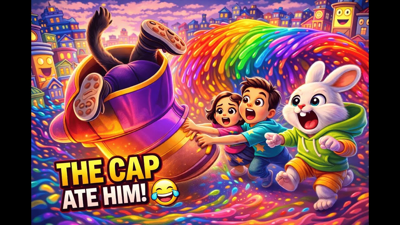 The Giant Cap Ate Milo! 😱😂 | Crazy Color Caper (Episode 2)