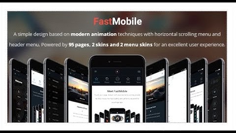 FastMobile | Mobile & Tablet Responsive Template | Themeforest Review and Download
