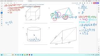 K5 Math G6 Volume & surface of 3D shapes- Cube, Cylinder, trangular prism