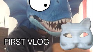 How to make a good cat mask from scratch || Vlog #1