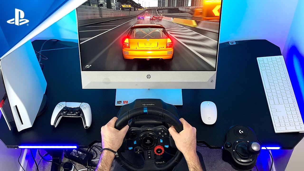 Gran Turismo 7 PS5 Logitech g29 + Shifter Honda Civic Type R (EK