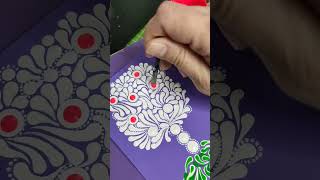 How to Use Dot Art Tools for Beginners - Dot Art Painting Easy Tutorial #shorts #arttherapy