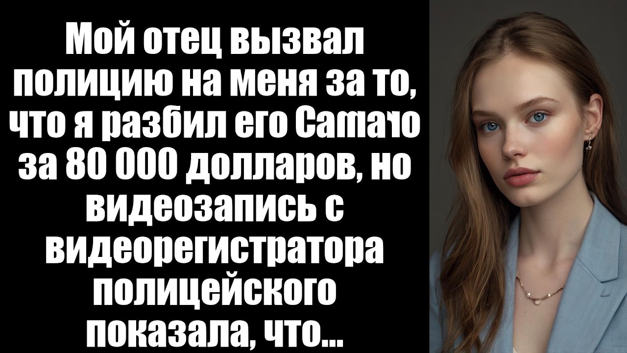 Мой отец вызвал полицию на меня за то, что я разбил его Camaro за 80 000 долларов, но видеозапись с