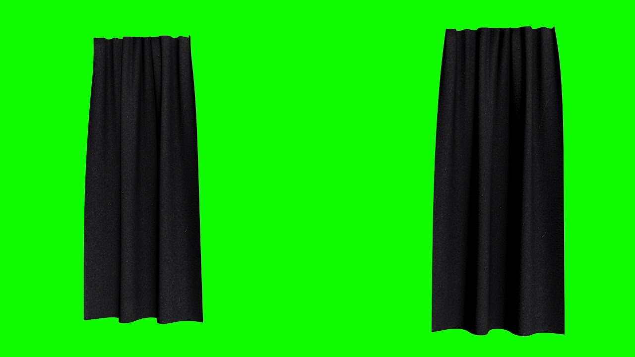 4K Green Screen Free - GREY CURTAINS - YouTube