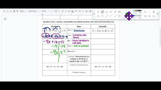 Multi-Step Equations & Inequalities & How to Solve Them
