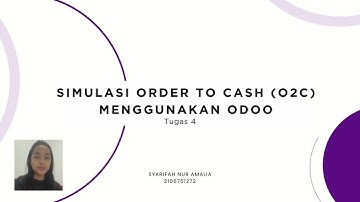 [ERP - Tugas 4] Simulasi Order To Cash (O2C) Menggunakan Odoo
