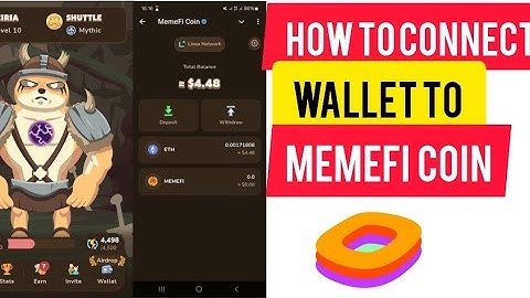 How To Connect Wallet To Memefi And Deposit Eth To Memefi Wallet