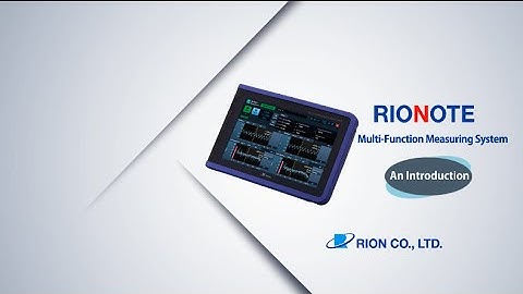 RIONOTE: Multi-function Measuring System