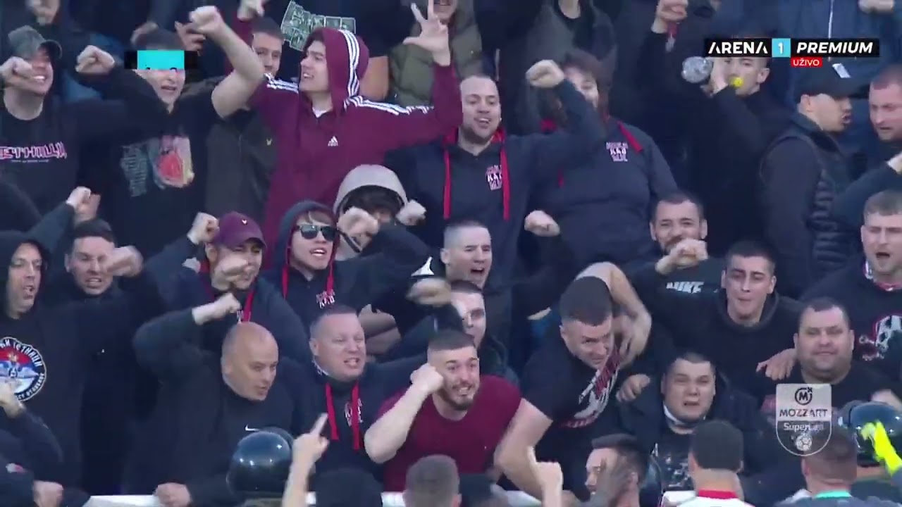 MOZZART BET SUPERLIGA SRBIJE (plej-of, 6. kolo): Novi Pazar - Crvena zvezda 3:3 / 17.05.2025.