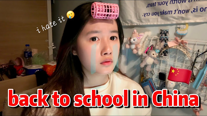 FIRST DAY OF SCHOOL in CHINA!!✨ 早8课好累。。。 💩