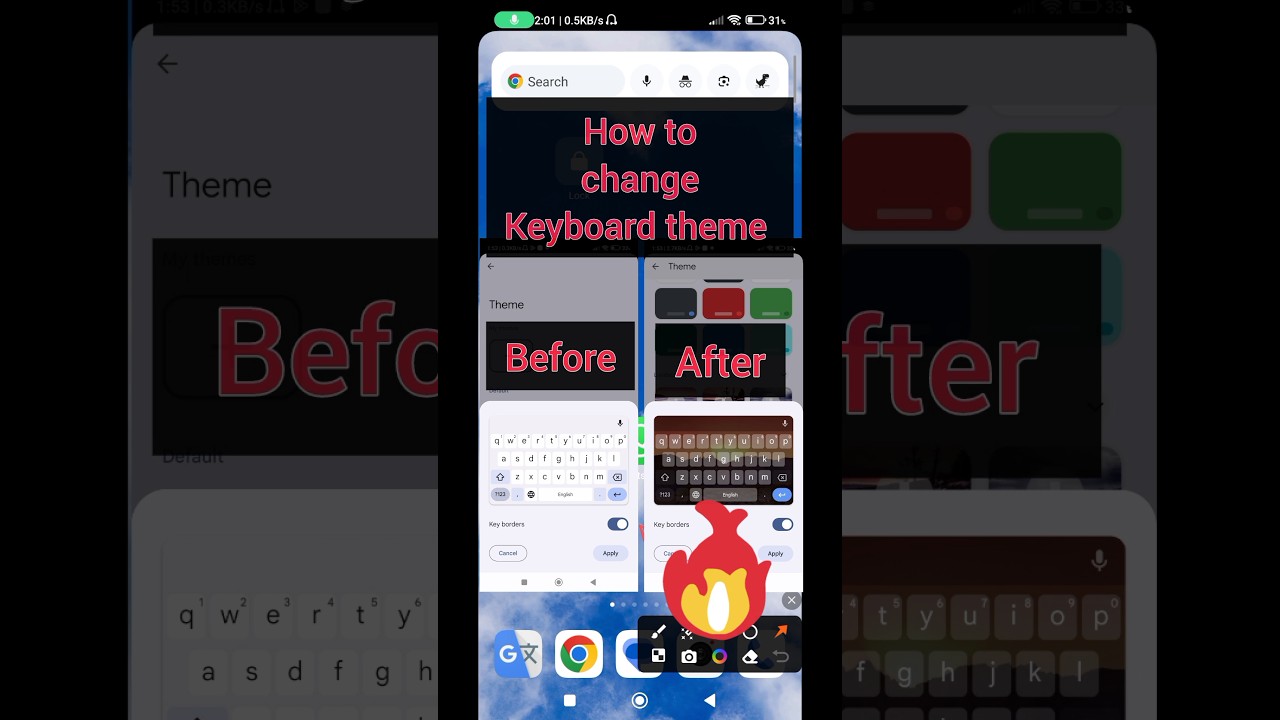 How to Change Your Keyboard Theme in 30 Seconds! .