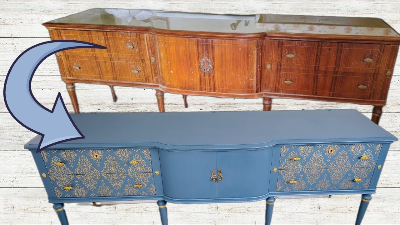 Trasformiamo un mobile anni 50 col colore Ottanio Peacock in pochi passaggi! 💙