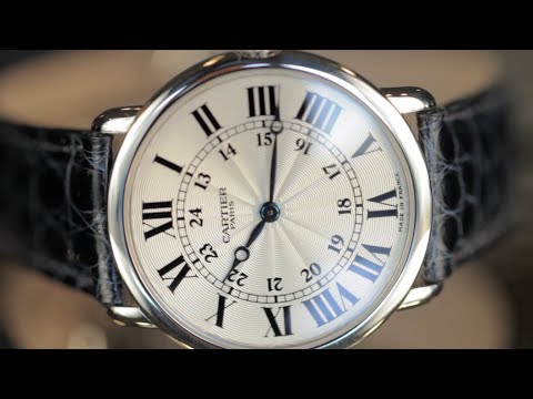 cartier platinum mens watch