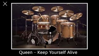 Queen - Keep Yourself Alive (Virtual Drumming Cover)