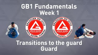 GB1 Fundamentals - Week 1 - Transitions to the guard & Guard