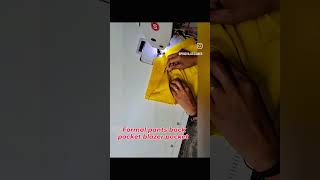###formal pants back or blazer pocket #student of nisha Rajput coaching ###