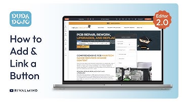 How to Add and Link a Button in Duda Editor 2.0