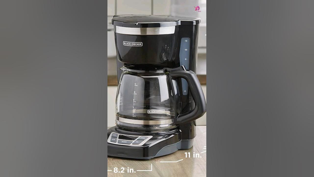 Black & Decker 12 Cup Programmable Gray Coffee Maker - Power Townsend  Company