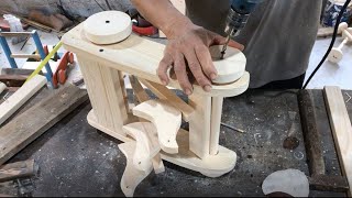 Amazing Woodworking Skills - Make a great wooden toy idea by scraps of wood