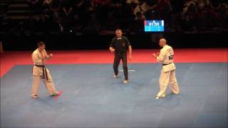 Ec2017 Kumite Men 65 75 Kg Finale Andrius Miseckas Lithuania Aka Vs Mikheil Tsiklauri Georgia Shiro