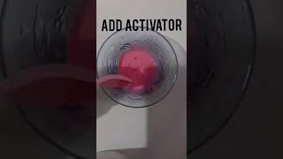 Rose Pink Slime | Easy Tutorial | #shorts