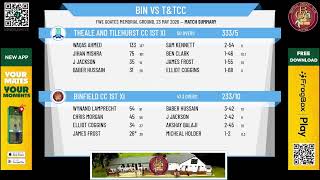 2026 | Binfield CC 1st XI  v Theale and Tilehurst CC 1st XI