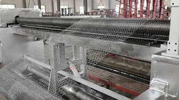 fully automatic chicken wire mesh machine hexagonal wire mesh netting machine