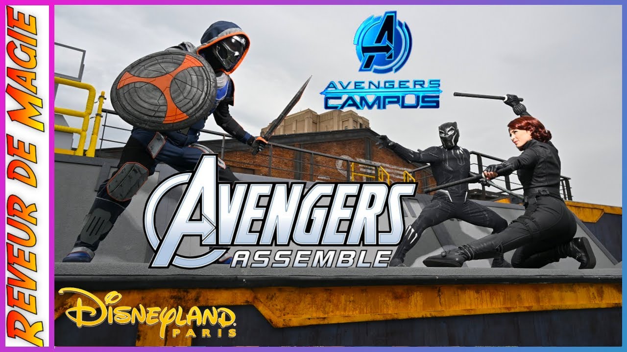 Disneyland Paris Spectacle Black Widow et Black Panther à Avengers Campus