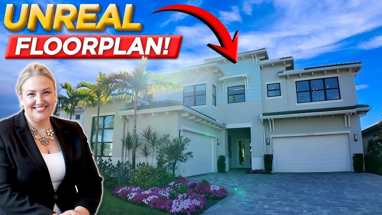 Посмотрите этот новый роскошный дом с бассейном в жилом комплексе APEX at Avenir Palm Beach Garde...